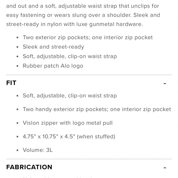 ❤️BNWT ALO Yoga Explorer Fanny- ❤️ - Picture 3 of 11